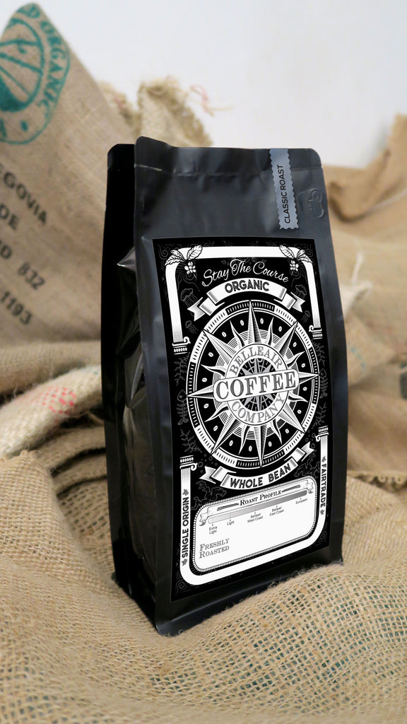 12oz. bag (340.194 grams) Bag - Organic Whole Bean Colombian Coffee - Sierra Nevada Finca Buena Vista